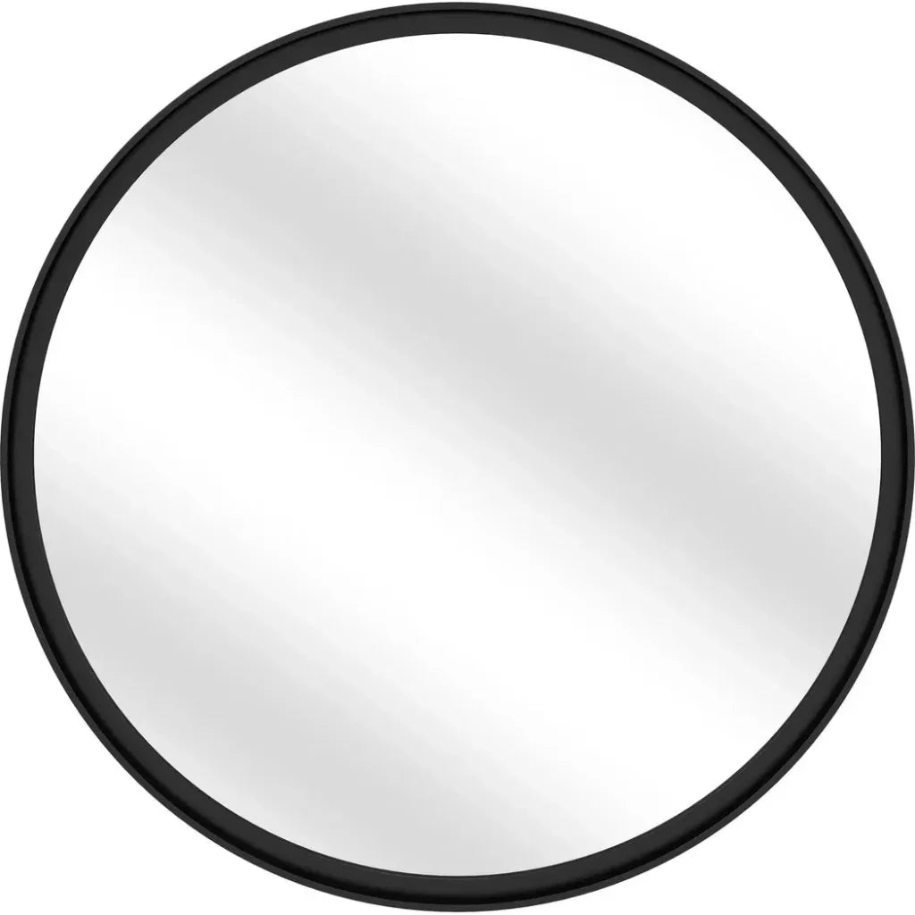 Jackie Metal Black Wall Mirror - LOOMLAN - Bassett Mirror - Wall Mirrors