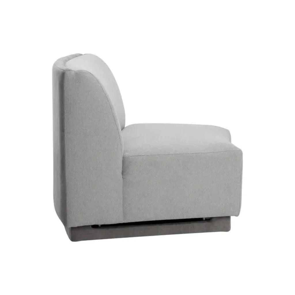 Jaclyn Fabric Modular Armless Chair-Modular Sofas-SUNPAN-LOOMLAN