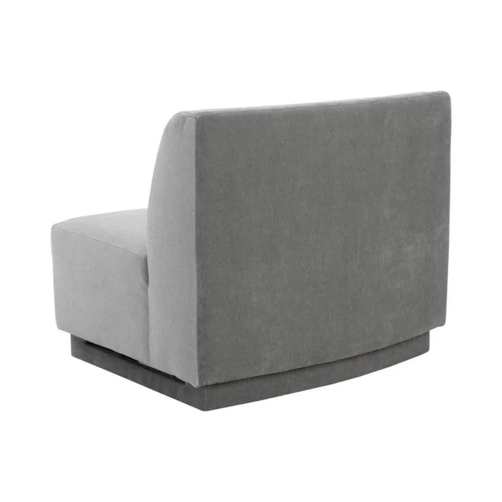 Jaclyn Fabric Modular Armless Chair-Modular Sofas-SUNPAN-LOOMLAN