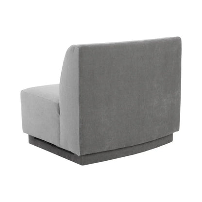Jaclyn Fabric Modular Armless Chair-Modular Sofas-SUNPAN-LOOMLAN