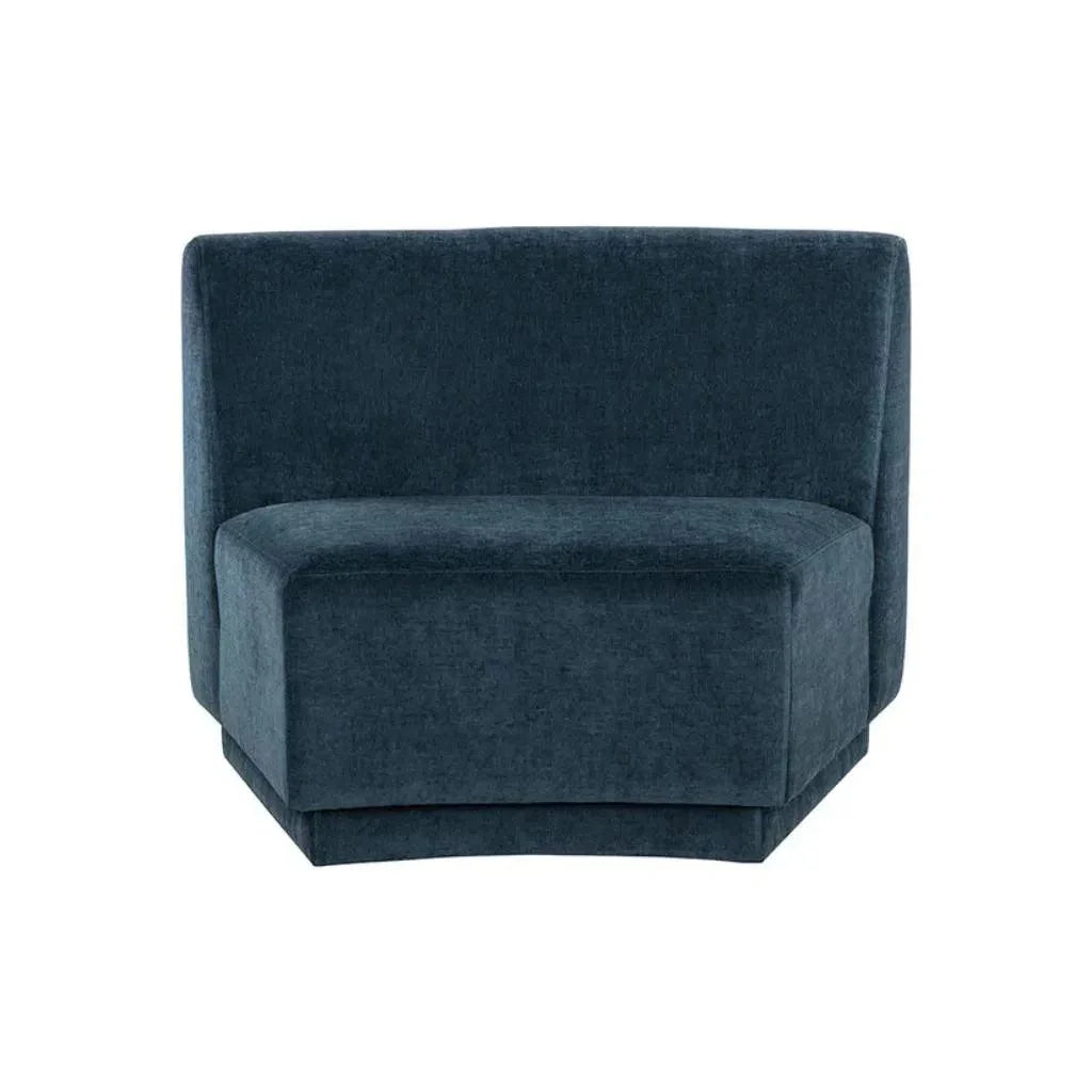 Jaclyn Fabric Modular Armless Chair-Modular Sofas-SUNPAN-LOOMLAN