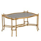 Jacob II Antiqued Gold Iron Made Coffee Table - LOOMLAN - Chelsea House - Coffee Tables