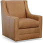 Jacob Real Leather Chair Swivel Lounge Chair - LOOMLAN - Uptown Sebastian - Club Chairs