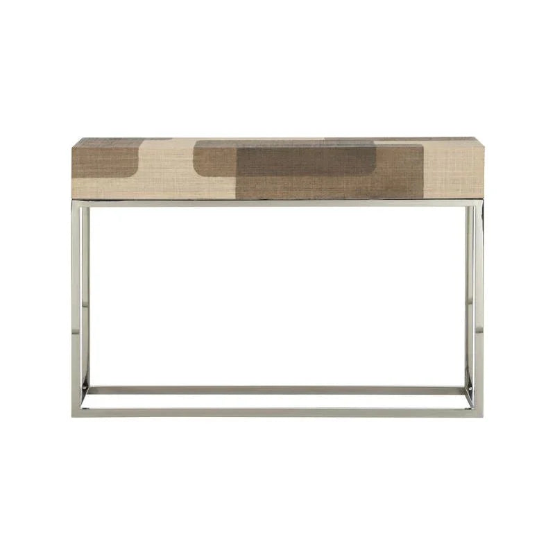Jacoby Nickel Base Console Table - LOOMLAN - Wildwood - Console Tables