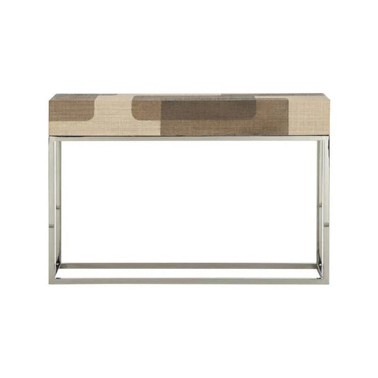 Jacoby Nickel Base Console Table - LOOMLAN - Wildwood - Console Tables