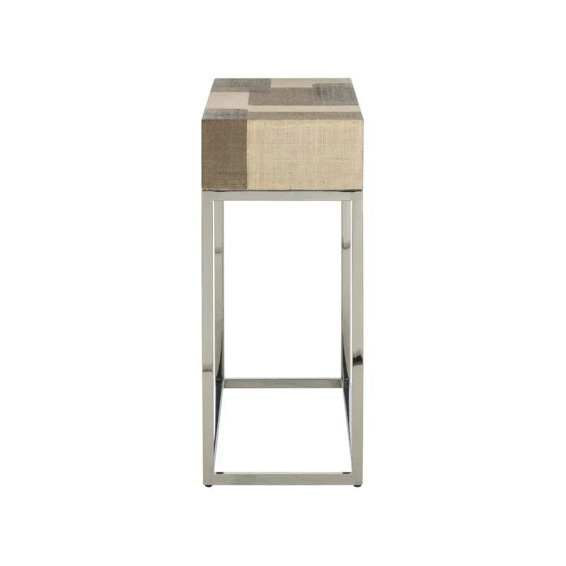 Jacoby Nickel Base Console Table - LOOMLAN - Wildwood - Console Tables