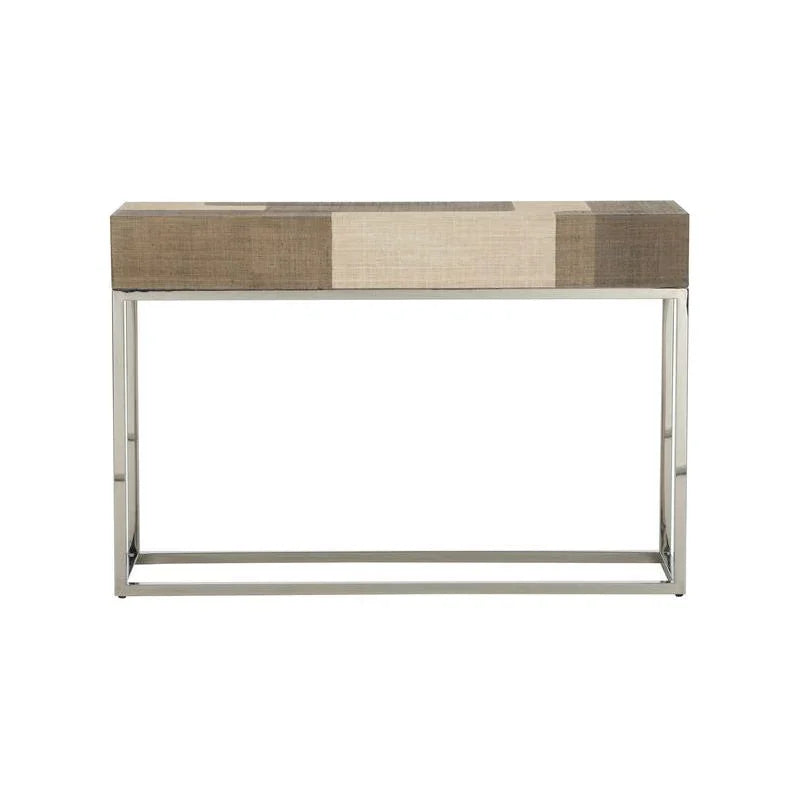 Jacoby Nickel Base Console Table - LOOMLAN - Wildwood - Console Tables