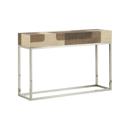 Jacoby Nickel Base Console Table - LOOMLAN - Wildwood - Console Tables