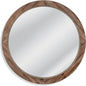 Jacques Wood Brown Wall Mirror - LOOMLAN - Bassett Mirror - Wall Mirrors
