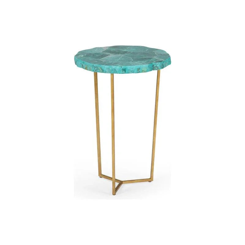 Jade Iron Base Accent Table - LOOMLAN - Chelsea House - Side Tables