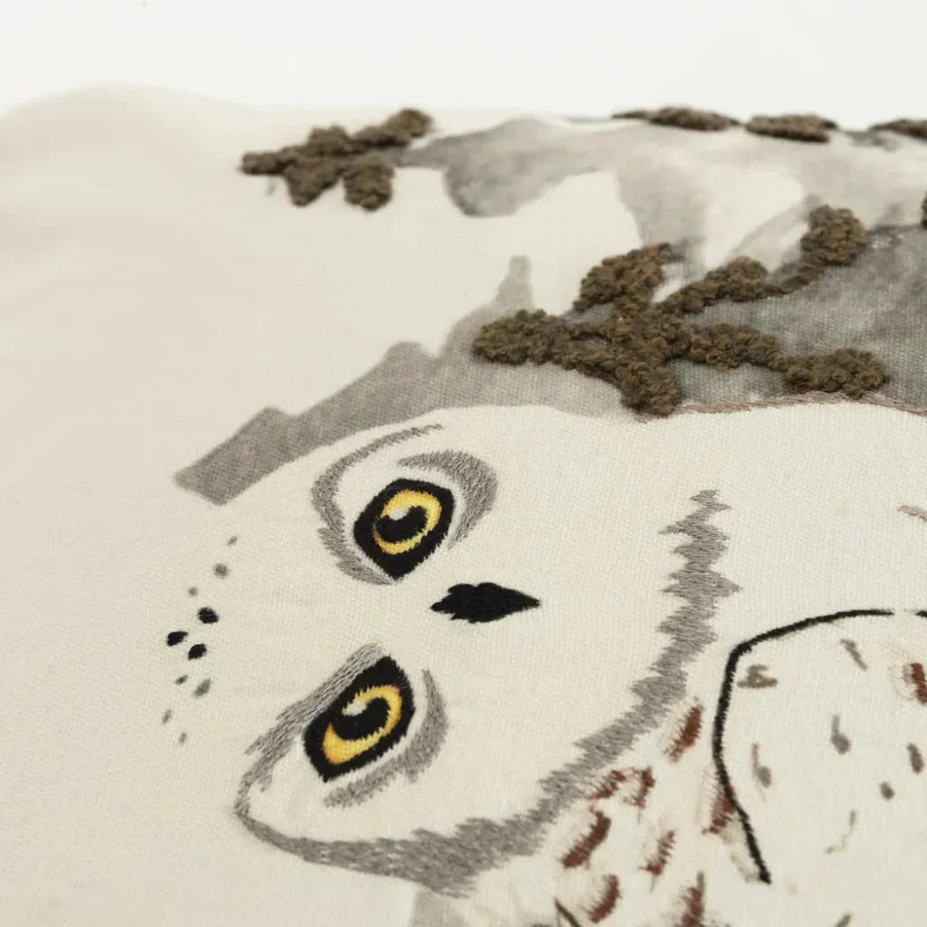 Jade Owl Decorative Throw Pillow Down Insert - LOOMLAN - LOOMLAN - Throw Pillows