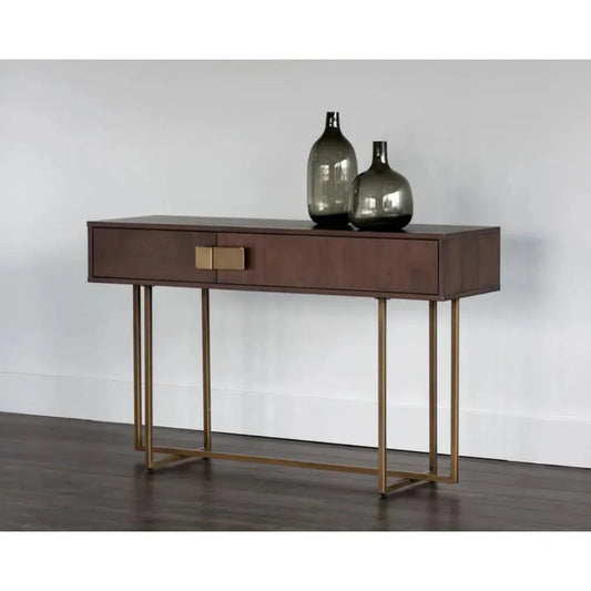 Jade Wooden Rectangular Console Table - LOOMLAN - SUNPAN - Console Tables
