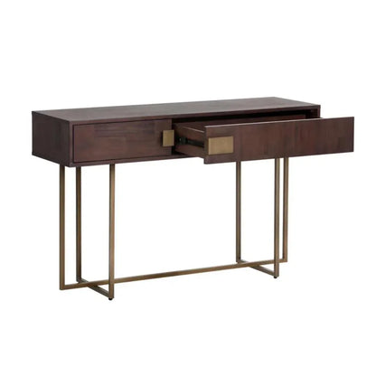 Jade Wooden Rectangular Console Table - LOOMLAN - SUNPAN - Console Tables