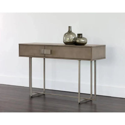 Jade Wooden Rectangular Console Table - LOOMLAN - SUNPAN - Console Tables