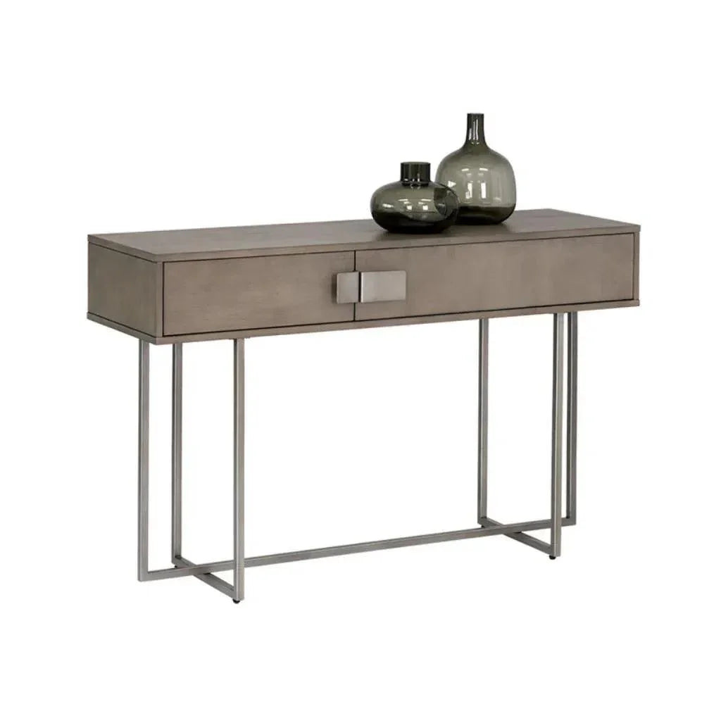 Jade Wooden Rectangular Console Table - LOOMLAN - SUNPAN - Console Tables