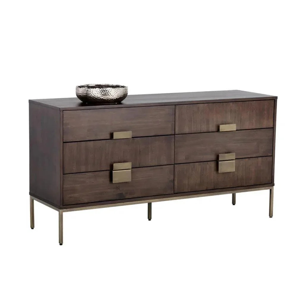 Jade Wooden Unique Dresser - LOOMLAN - SUNPAN - Dressers