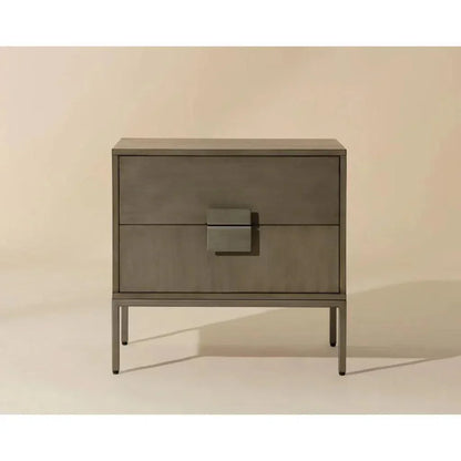 Jade Wooden Unique Nightstand - LOOMLAN - SUNPAN - Nightstands