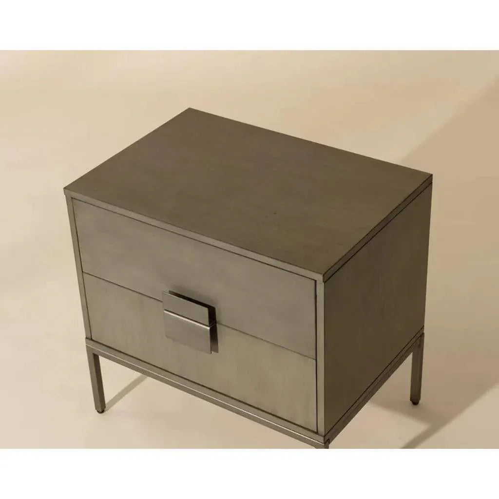 Jade Wooden Unique Nightstand - LOOMLAN - SUNPAN - Nightstands
