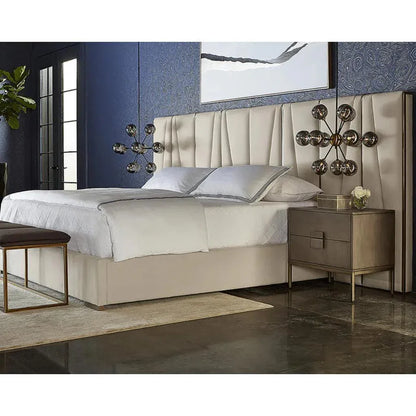 Jade Wooden Unique Nightstand - LOOMLAN - SUNPAN - Nightstands