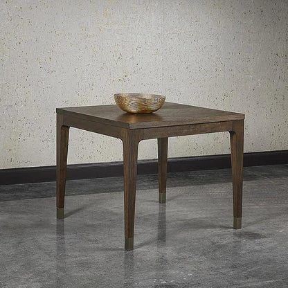 Jaden Dining Table 35.5" - Chevron Pattern-Dining Tables-SUNPAN-LOOMLAN