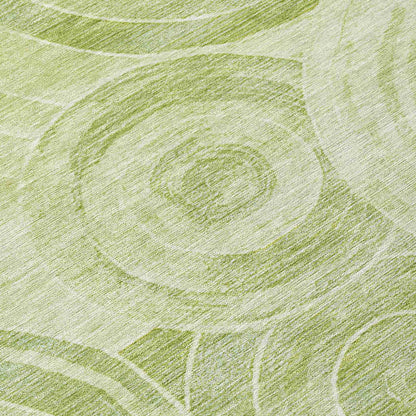 Jaelain Green Washable Indoor-Outdoor Rug