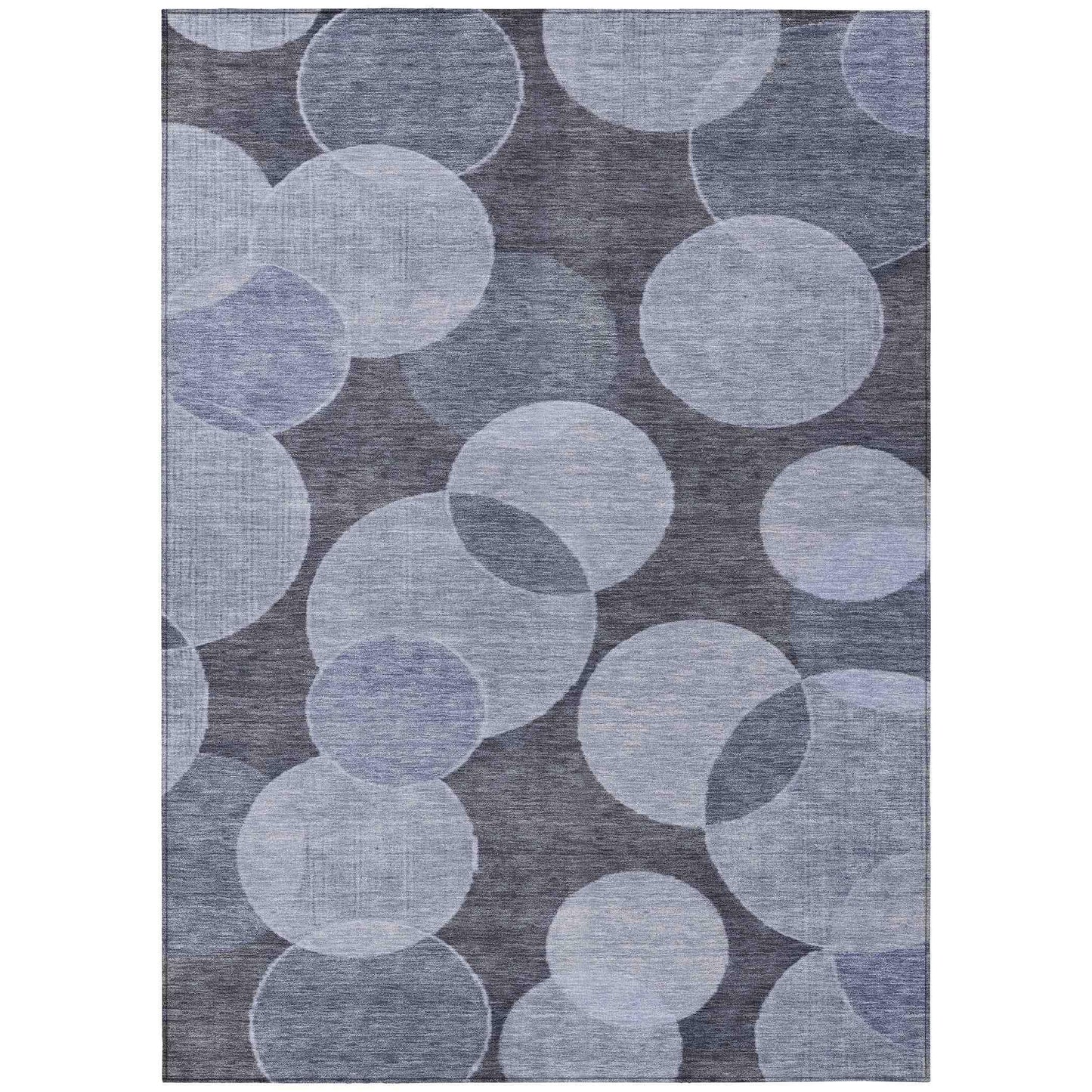 Jaelanor Blue Washable Indoor-Outdoor Rug