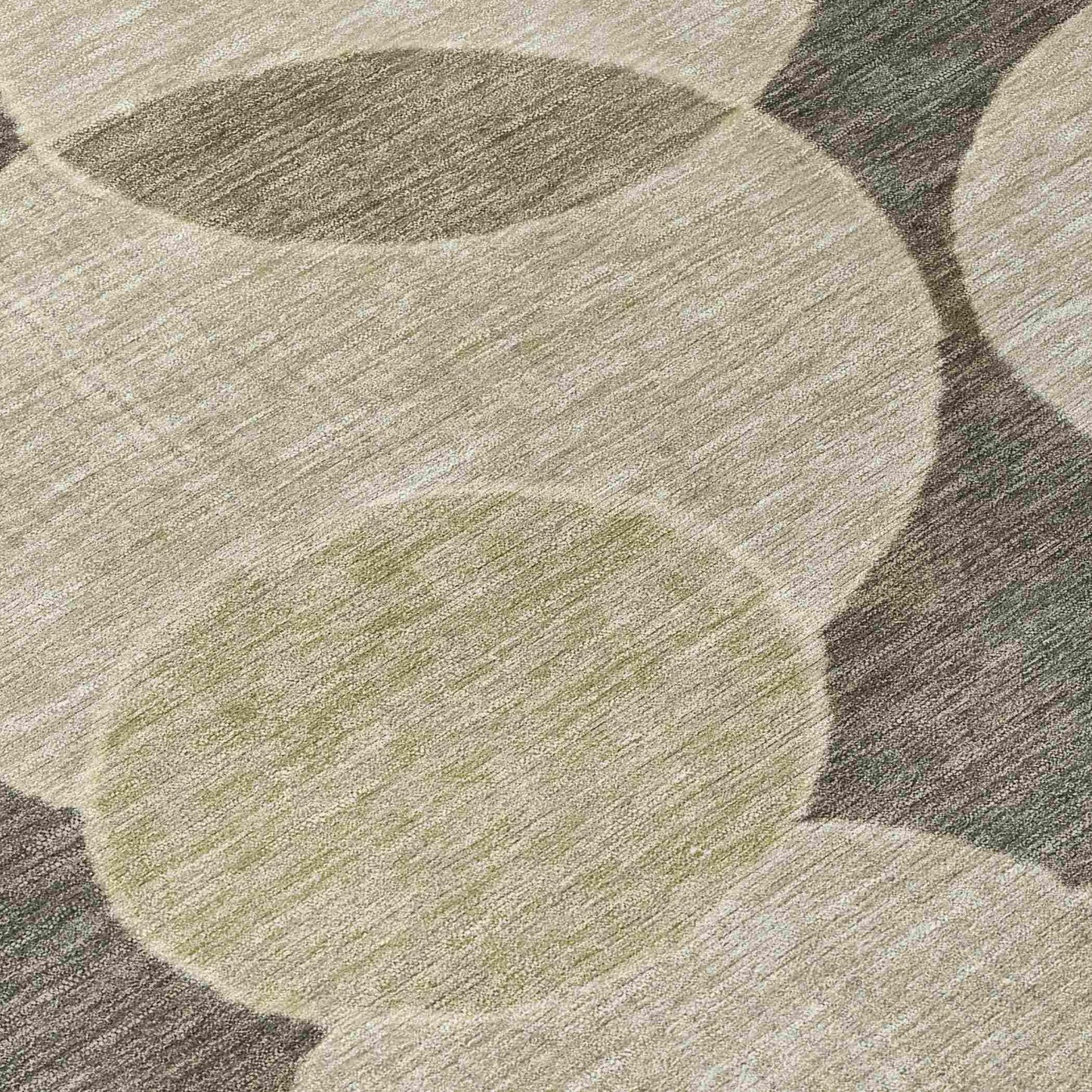 Jaelanor Brown Washable Indoor-Outdoor Rug