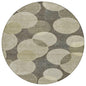 Jaelanor Brown Washable Indoor-Outdoor Rug