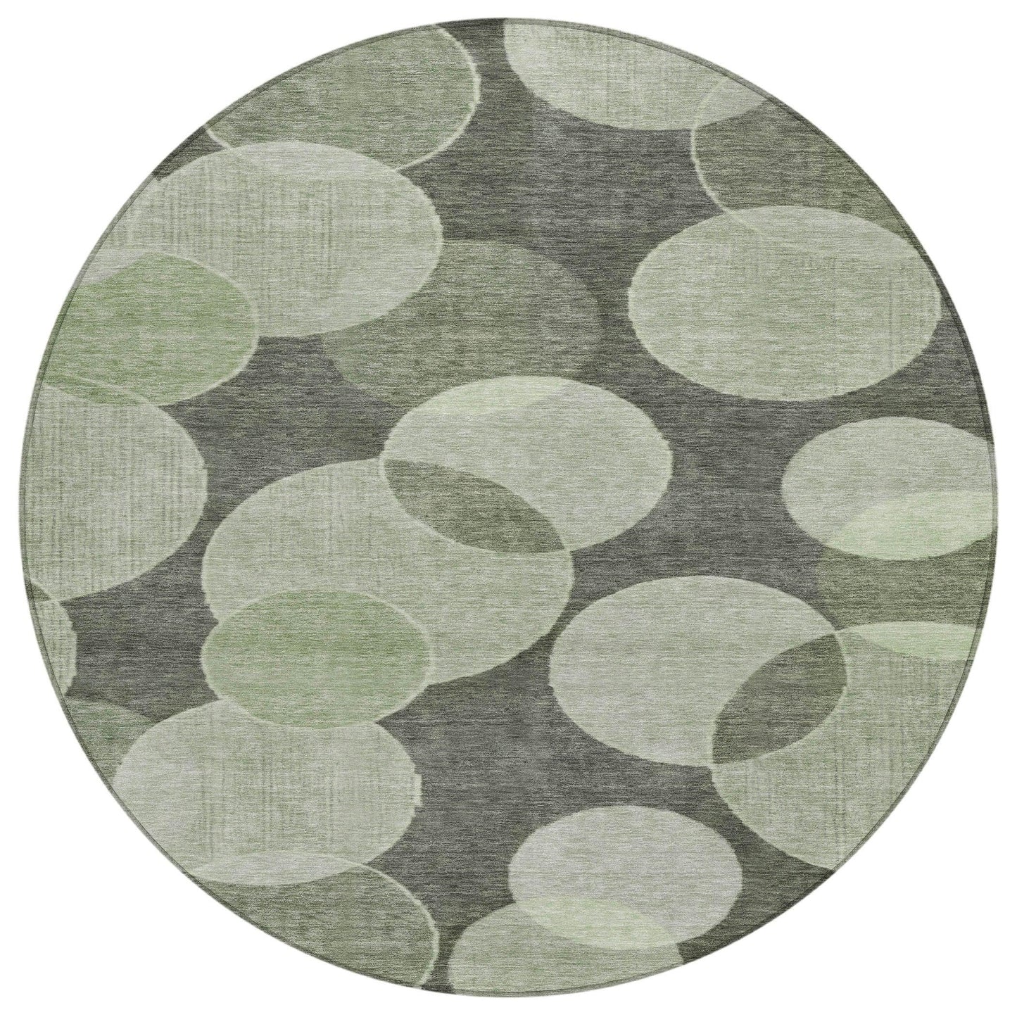 Jaelanor Green Washable Indoor-Outdoor Rug