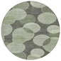 Jaelanor Green Washable Indoor-Outdoor Rug