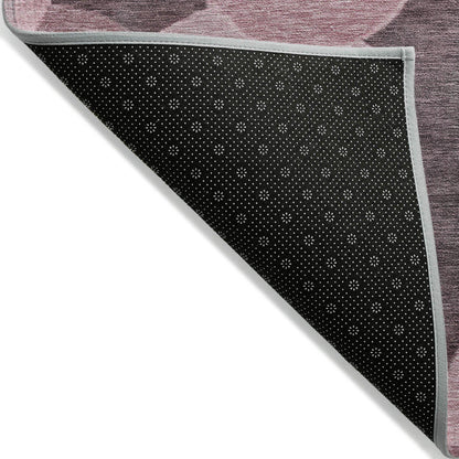 Jaelanor Pink Washable Indoor-Outdoor Rug