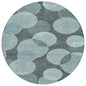 Jaelanor Teal Washable Indoor-Outdoor Rug