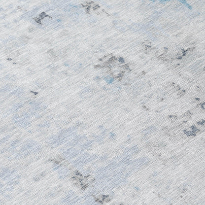 Jaelaris Blue Washable Indoor-Outdoor Rug