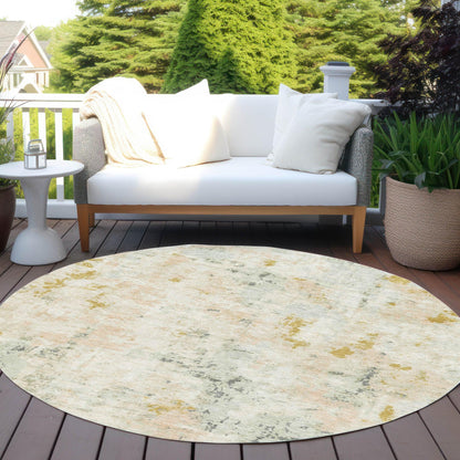 Jaelaris Brown Washable Indoor-Outdoor Rug