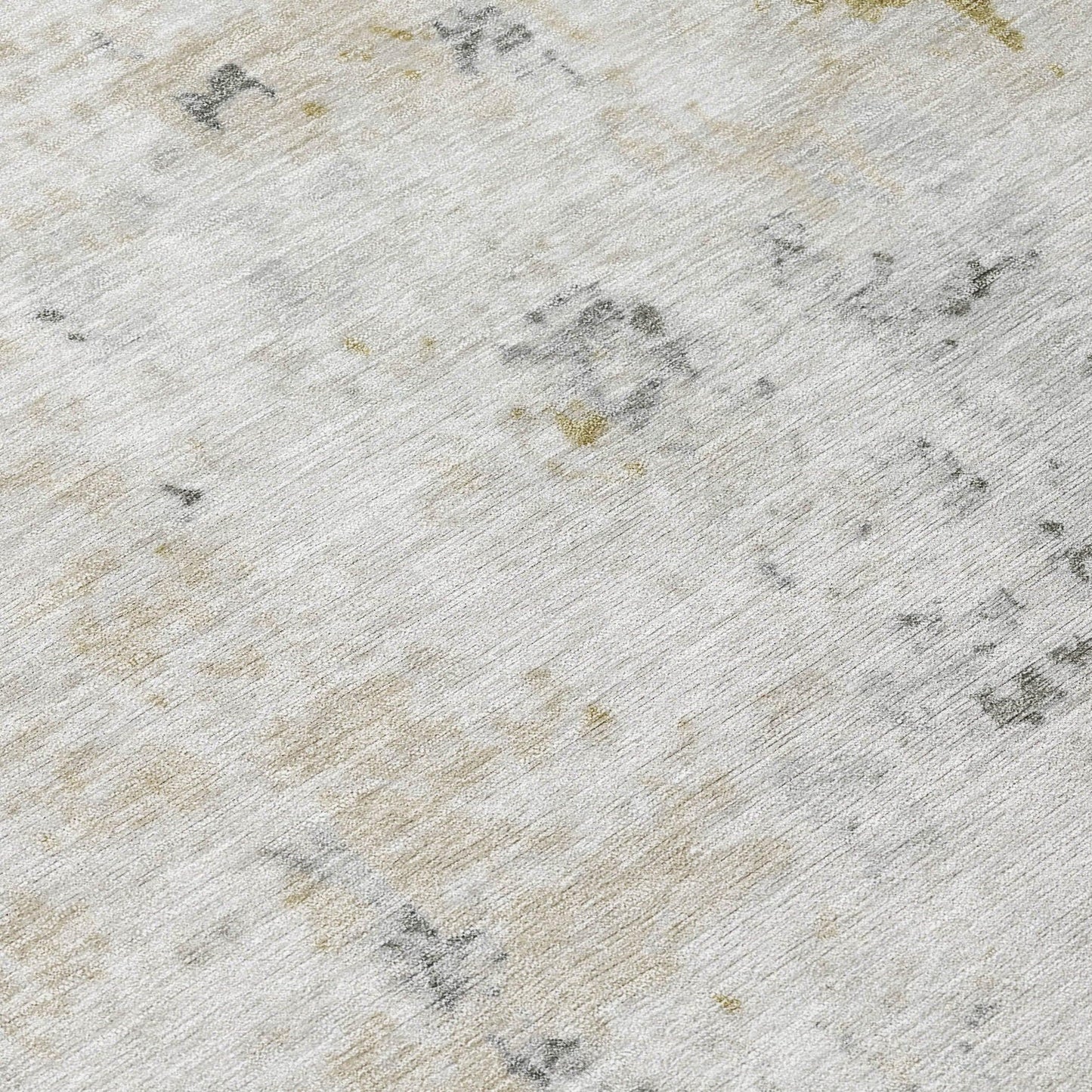 Jaelaris Ivory Washable Indoor-Outdoor Rug