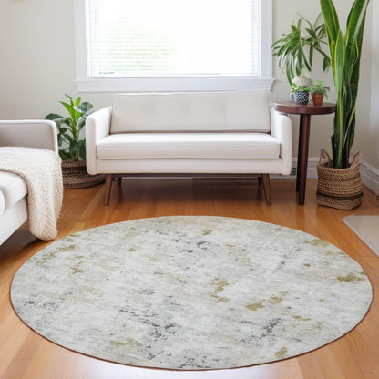 Jaelaris Ivory Washable Indoor-Outdoor Rug