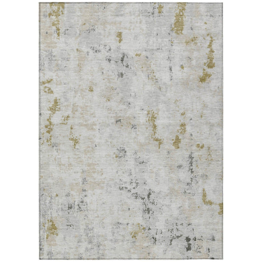 Jaelaris Ivory Washable Indoor-Outdoor Rug