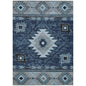 Jaelas Blue Washable Indoor-Outdoor Rug