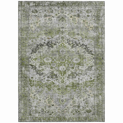 Jaelien Aloe Washable Indoor-Outdoor Rug