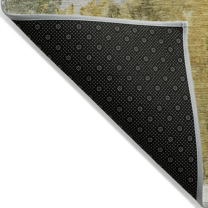 Jaelion Brown Washable Indoor-Outdoor Rug