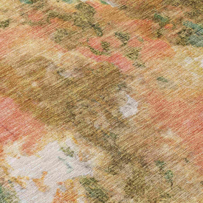 Jaelion Green Washable Indoor-Outdoor Rug