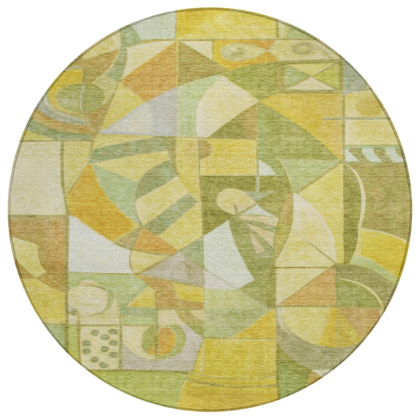 Jaelius Fern Washable Indoor-Outdoor Rug