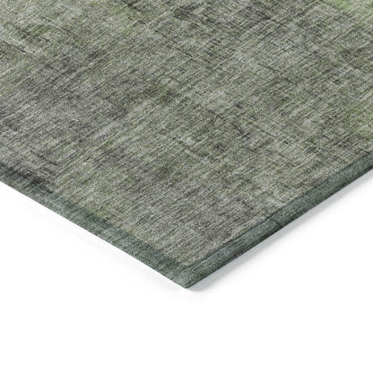 Jaelor Green Washable Indoor-Outdoor Rug