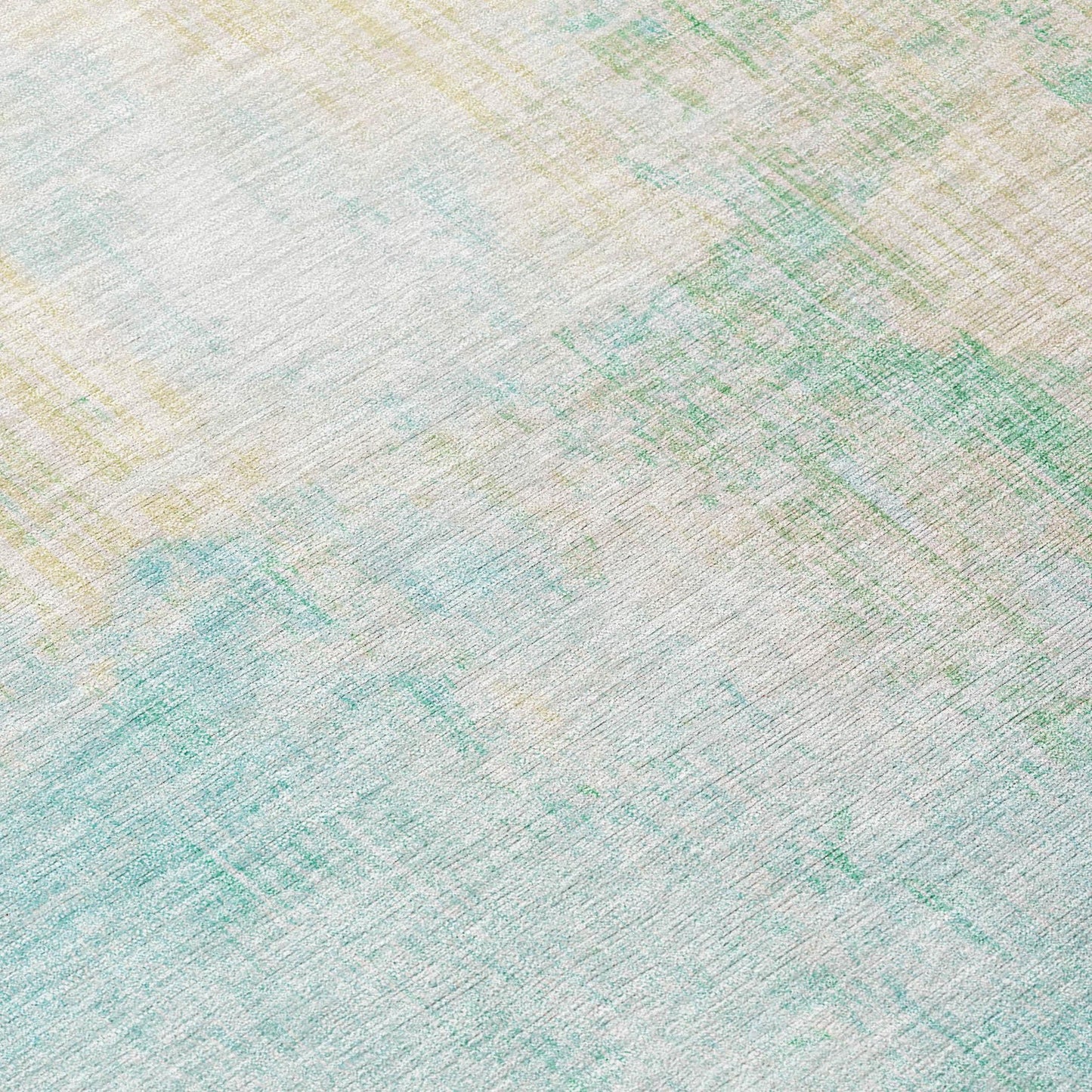 Jaelor Teal Washable Indoor-Outdoor Rug
