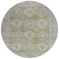 Jaelora Gold Washable Indoor-Outdoor Rug