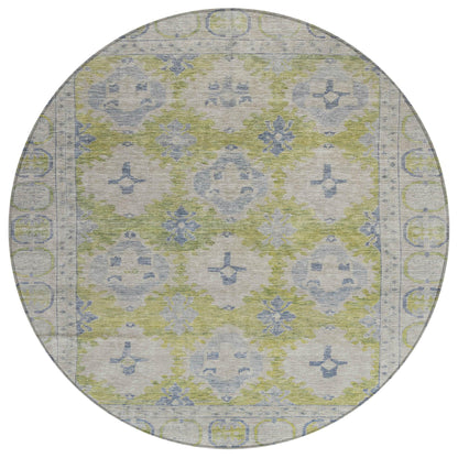 Jaelora Green Washable Indoor-Outdoor Rug