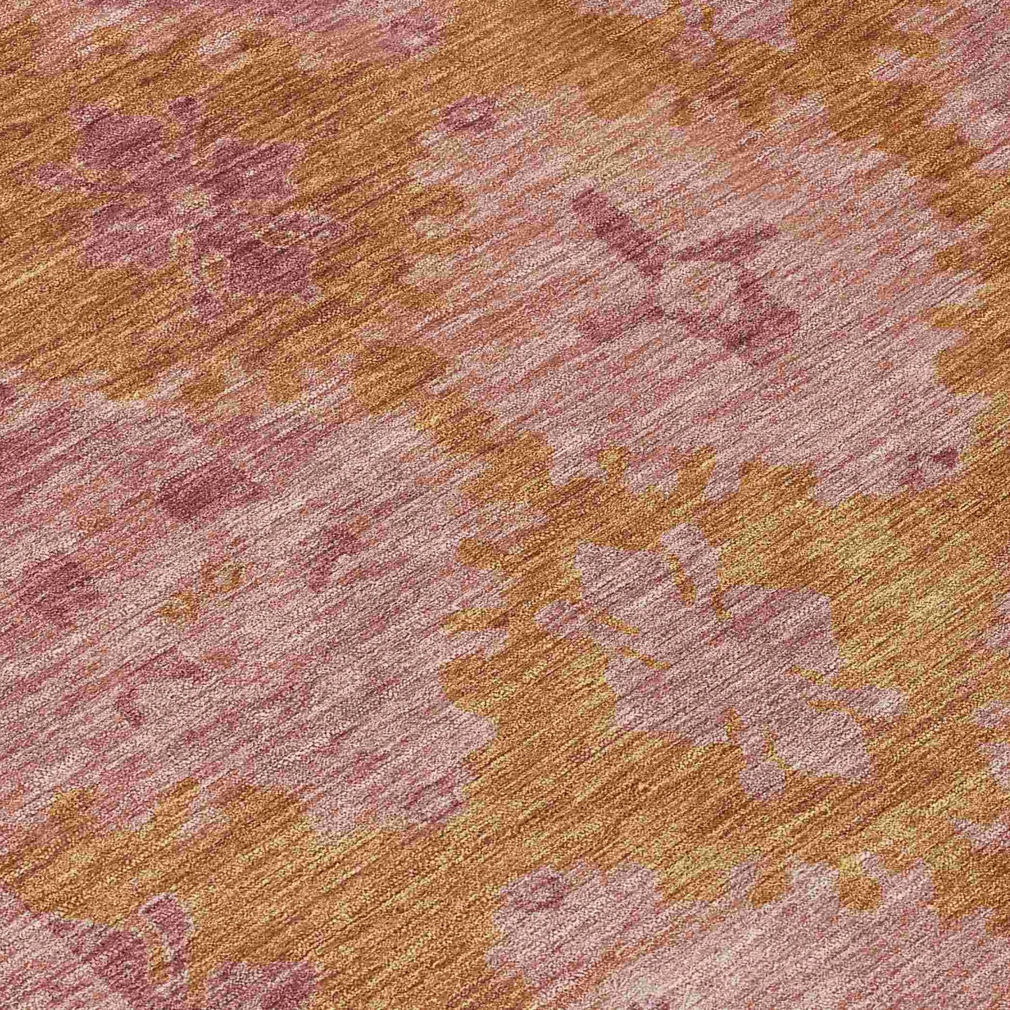 Jaelora Pink Washable Indoor-Outdoor Rug