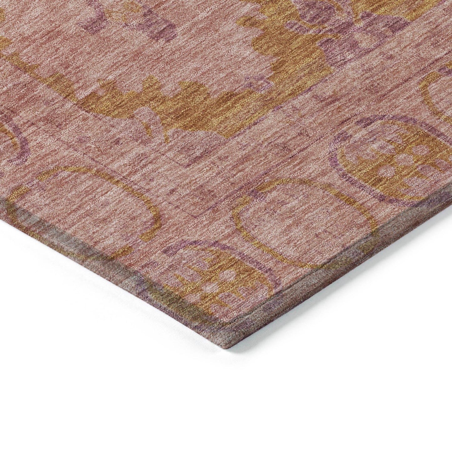 Jaelora Pink Washable Indoor-Outdoor Rug