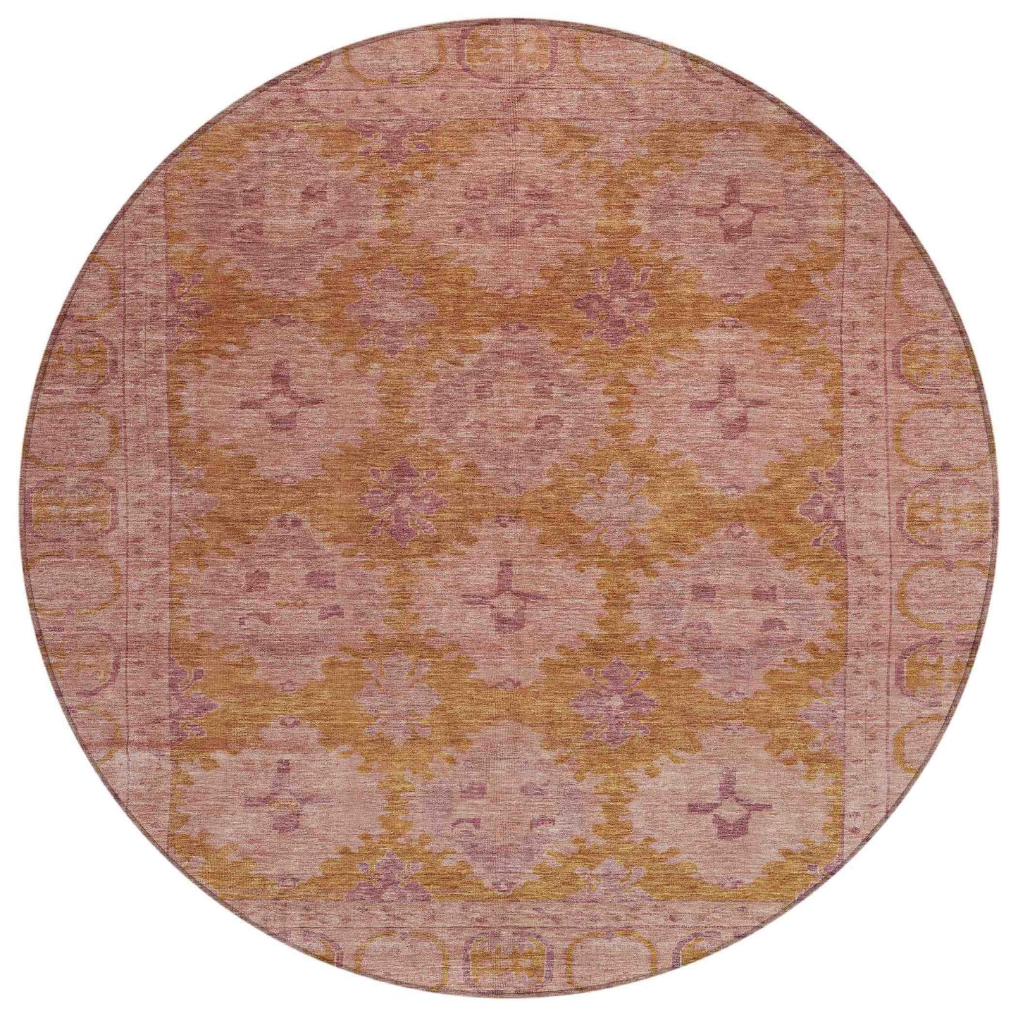 Jaelora Pink Washable Indoor-Outdoor Rug