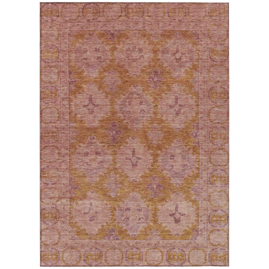 Jaelora Pink Washable Indoor-Outdoor Rug